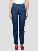 Kiton Blue Cotton Ea Jeans