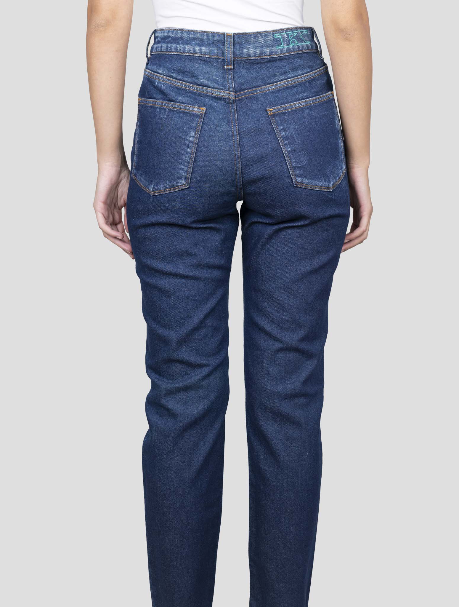 Kiton Blue Cotton Ea Jeans