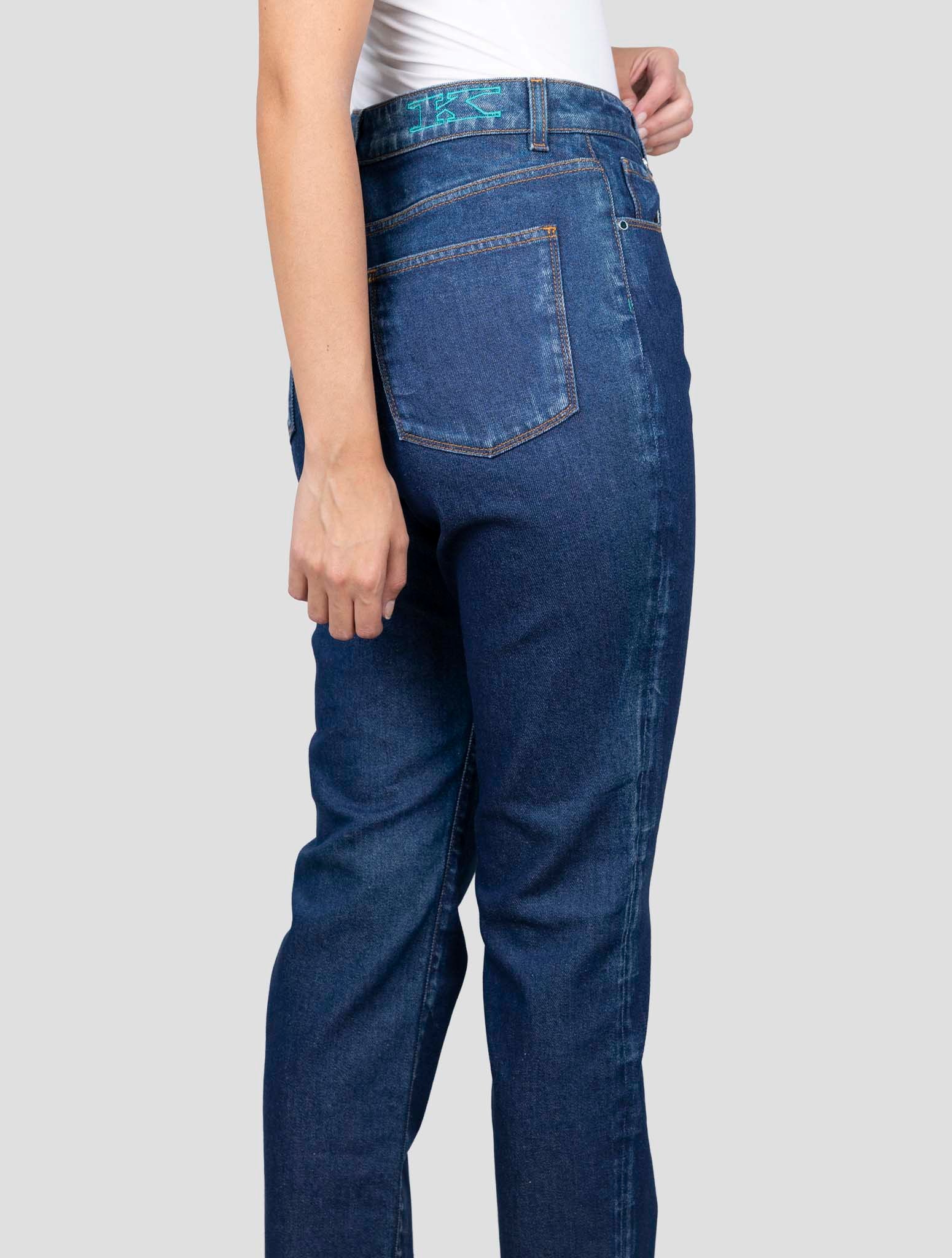 Kiton Blue Cotton Ea Jeans