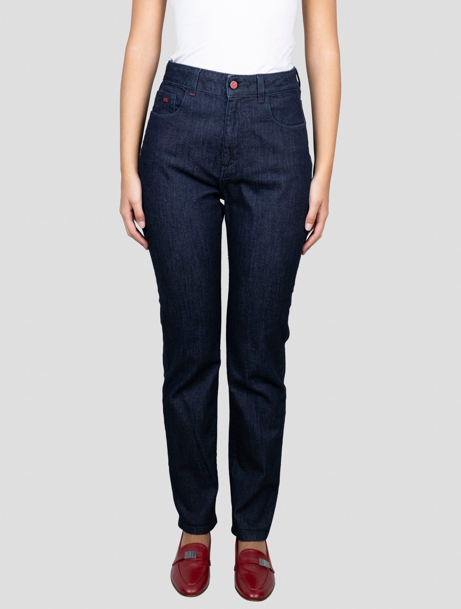 Kiton Blue Cotton Cashmere Ea Jeans