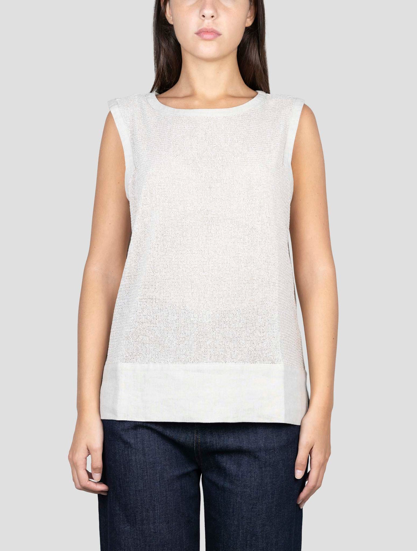 Kiton Beige Pl Tank Top