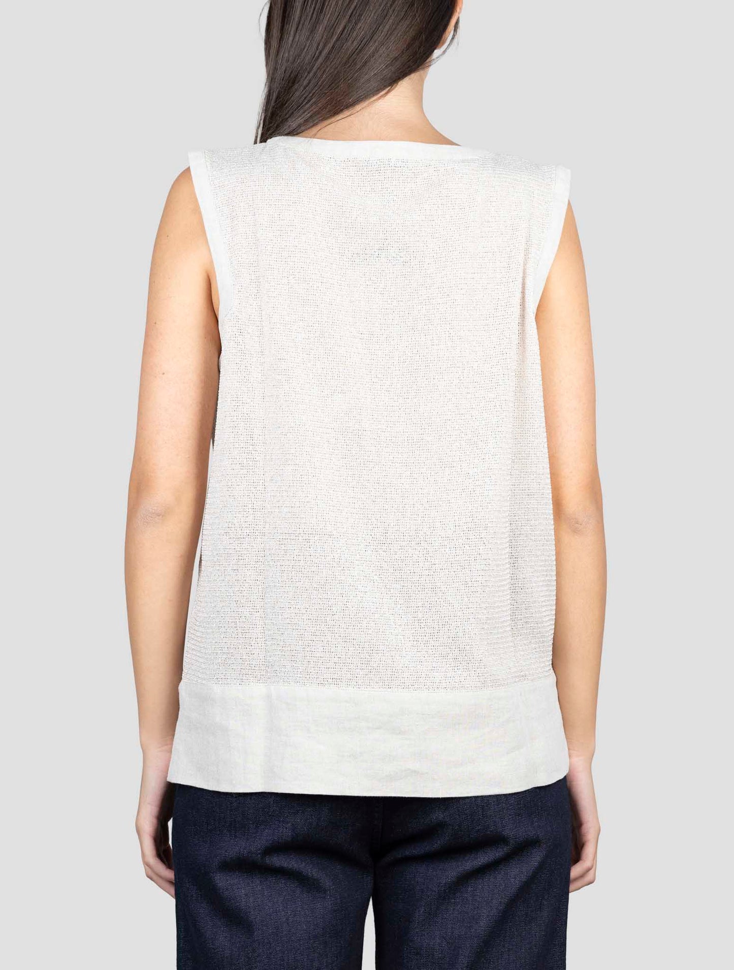 Kiton Beige Pl Tank Top