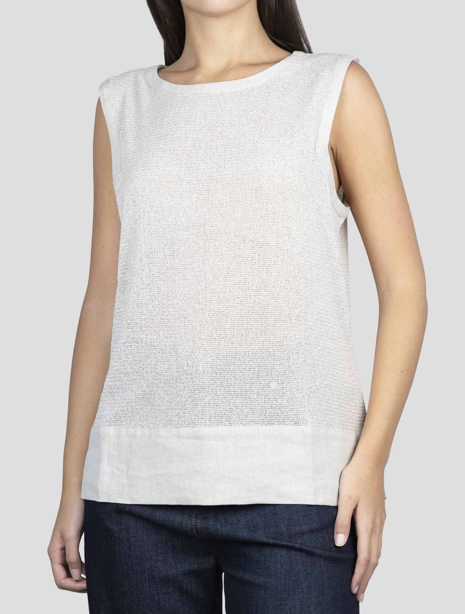 Kiton Beige Pl Tank Top