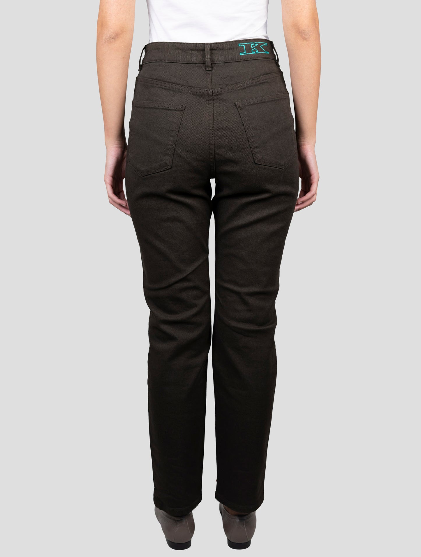 Kiton Brown Cotton Ea Jeans