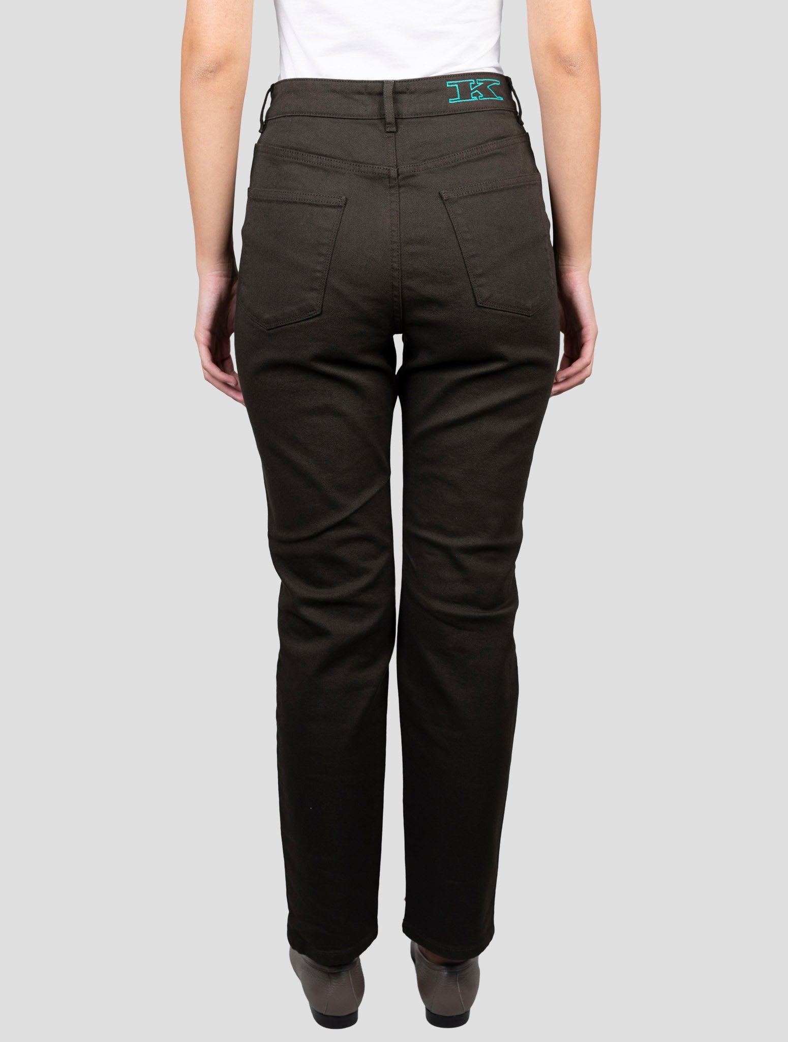 Kiton Brown Cotton Ea Jeans