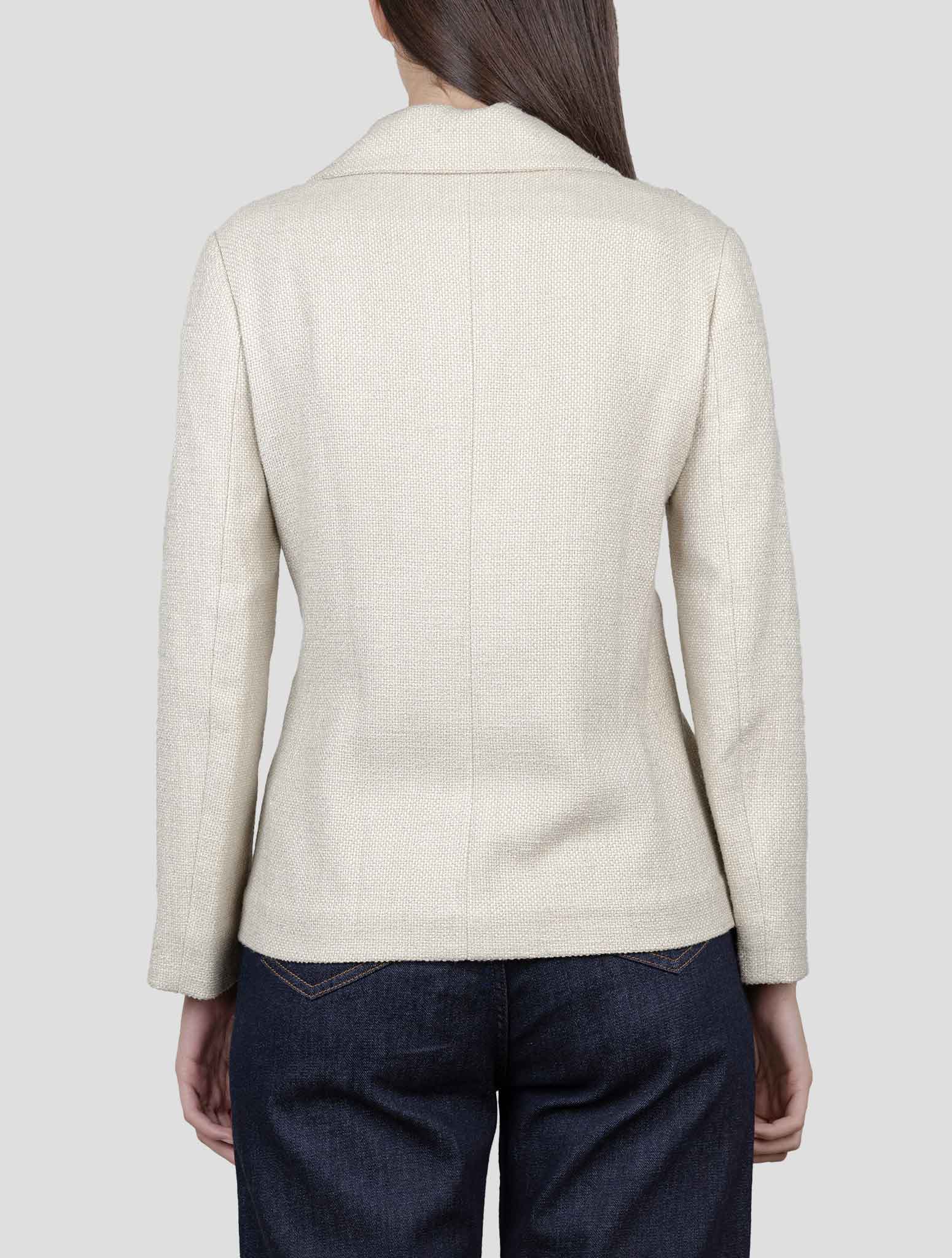 Kiton Beige Viscose Cotton Pa Ra Blazer