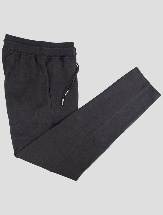 Kiton Blue Cotton Jogging Pants