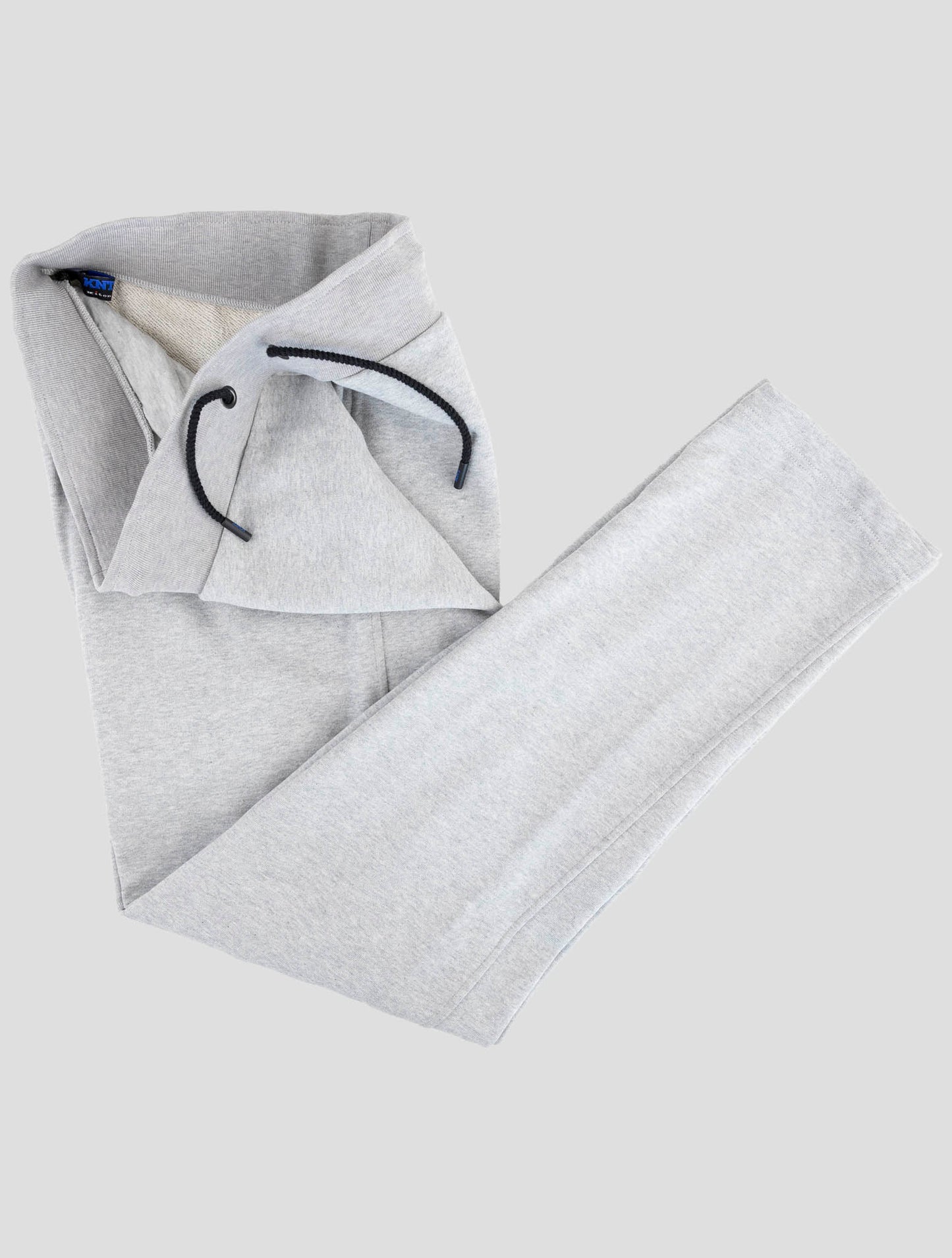 Kiton Knt Gray Cotton Jogging Pants