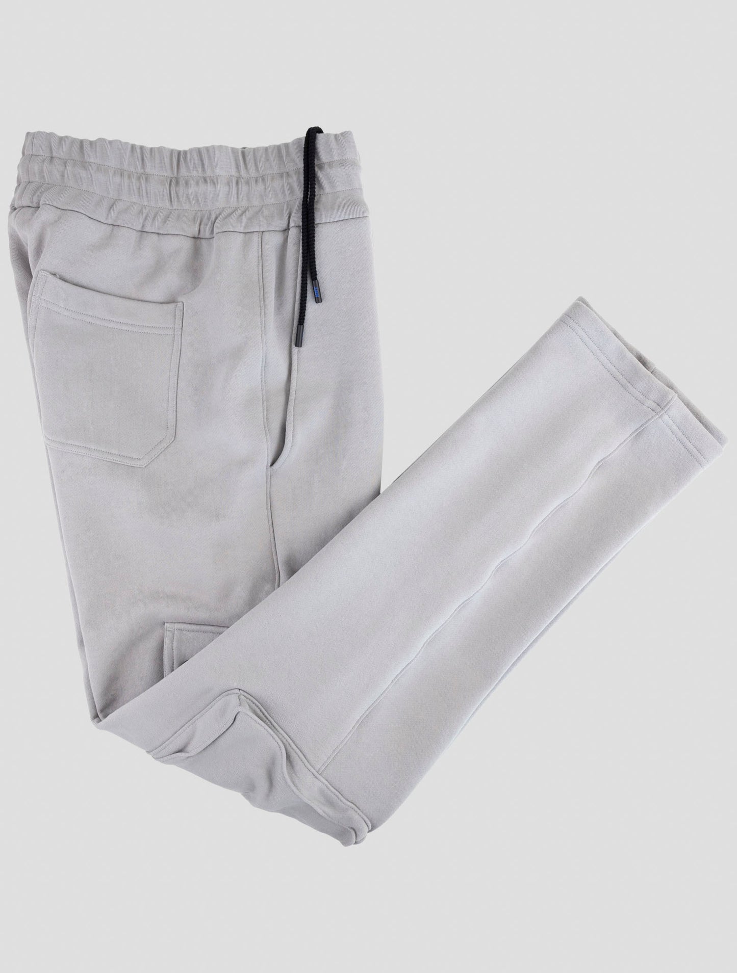 Kiton Knt Gray Cotton Jogging Cargo Pants