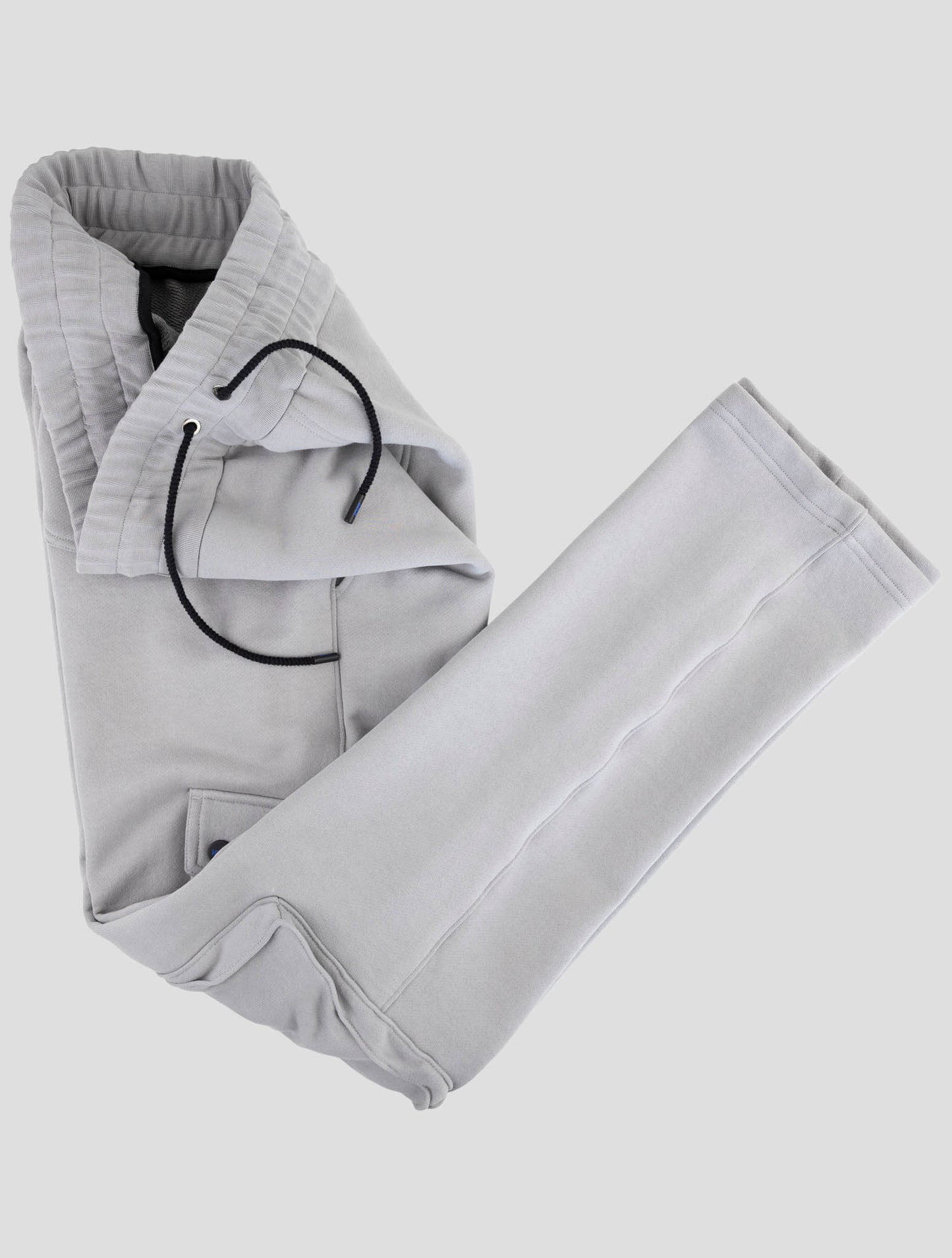 Kiton Knt Gray Cotton Jogging Cargo Pants