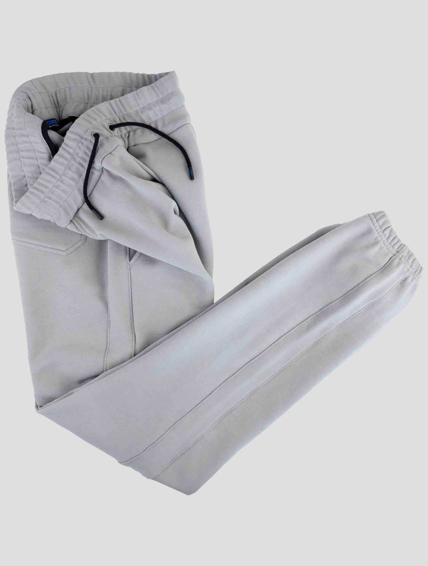 Kiton Knt Gray Cotton Jogging Pants