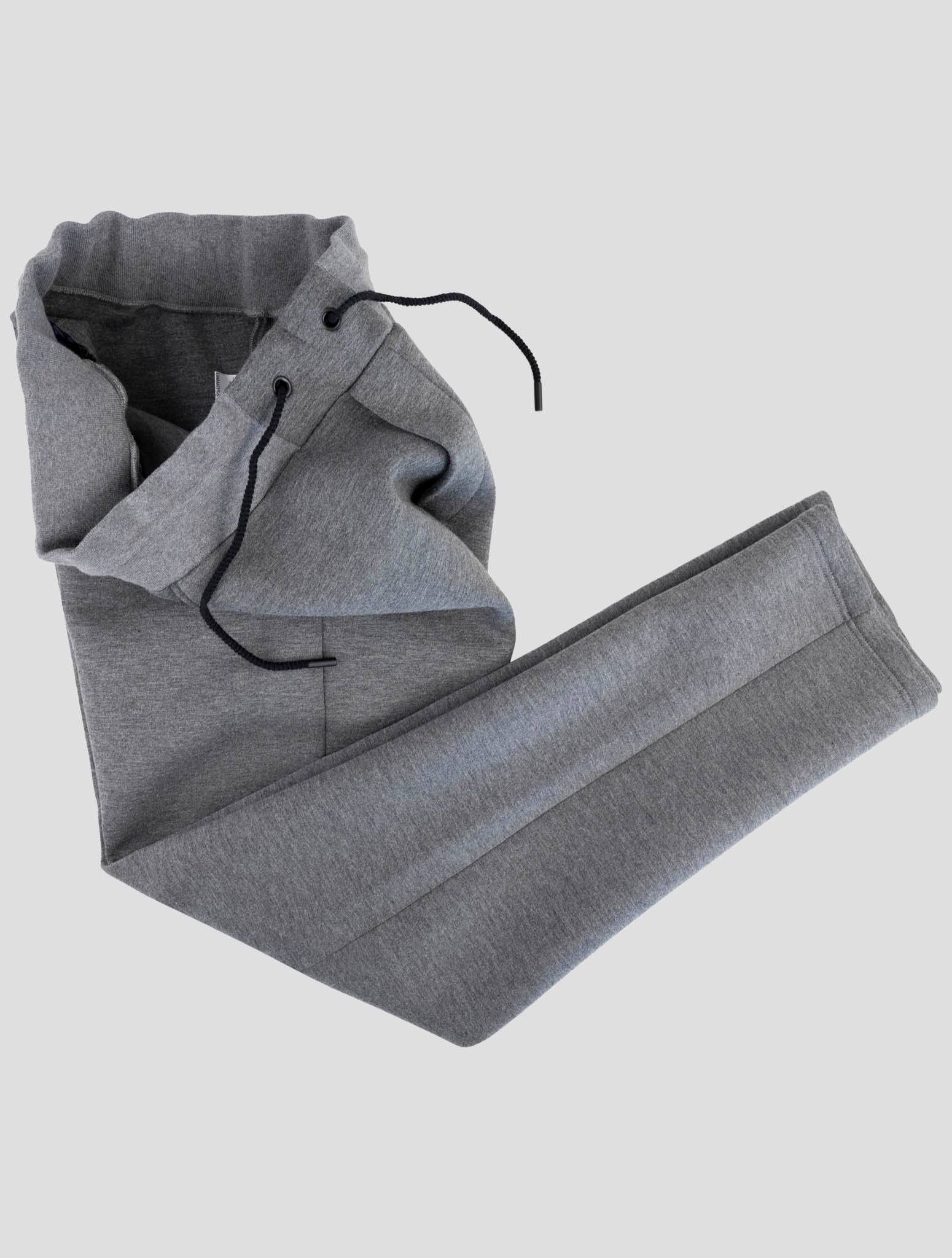 Kiton Knt Gray Viscose Ea Jogging Pants