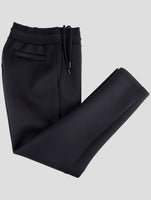 Kiton Knt Black Viscose Ea Pants