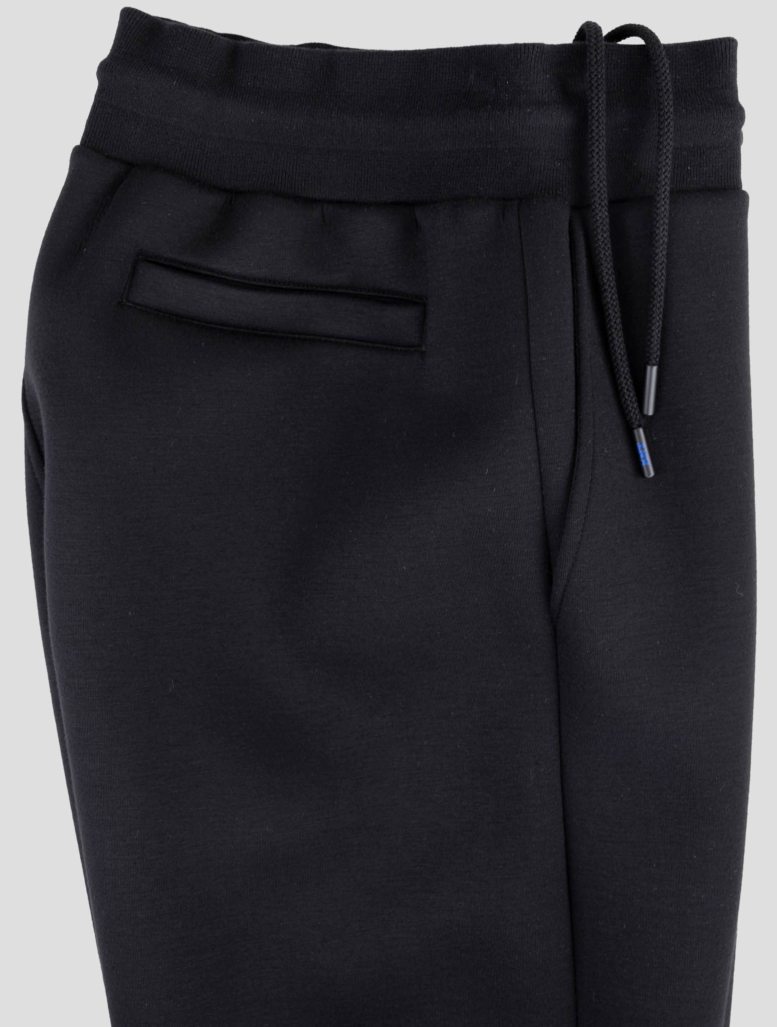 Kiton Knt Black Viscose Ea Pants