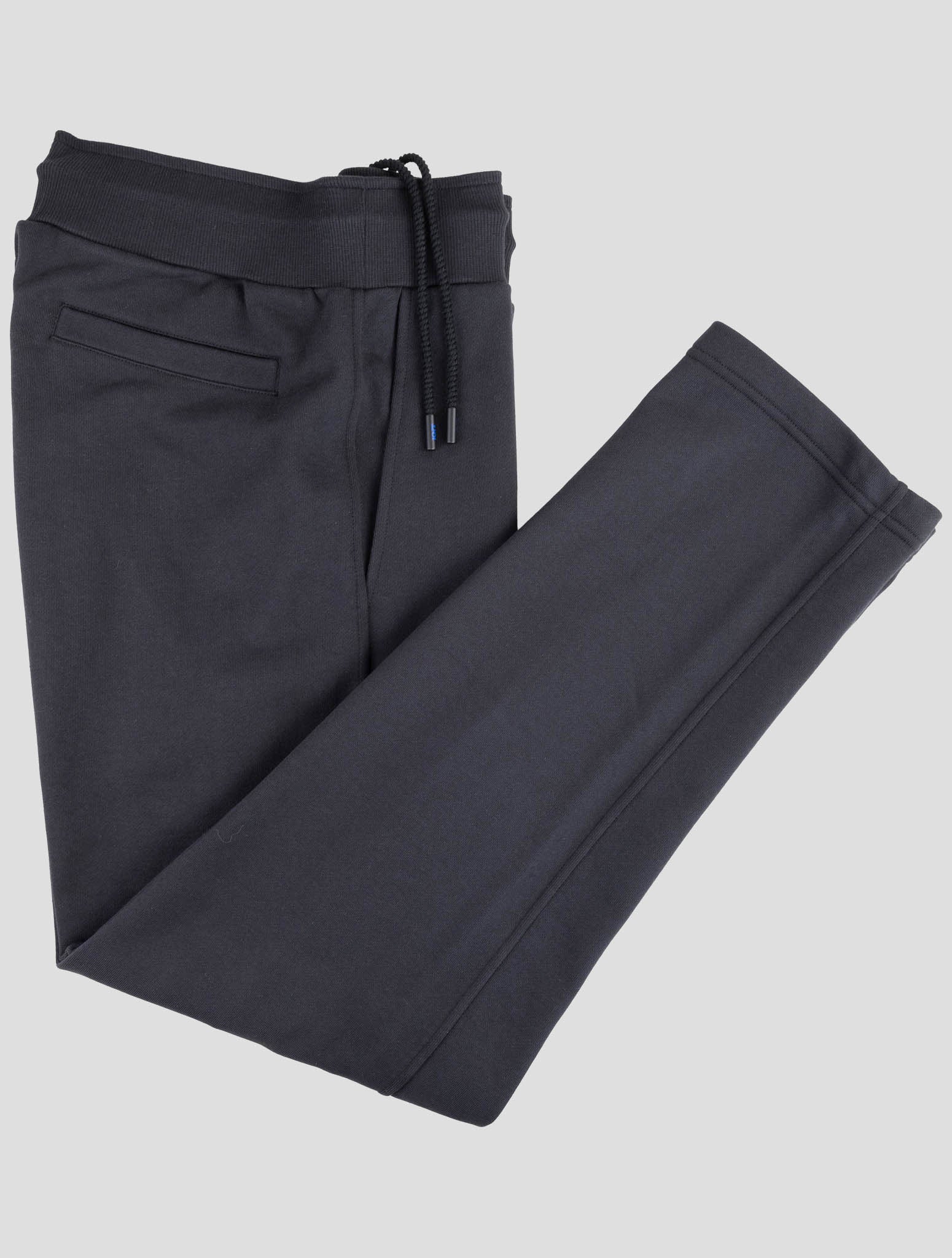 Kiton Knt Gray Cotton Jogging Pants