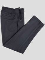 Kiton Knt Gray Cotton Jogging Pants