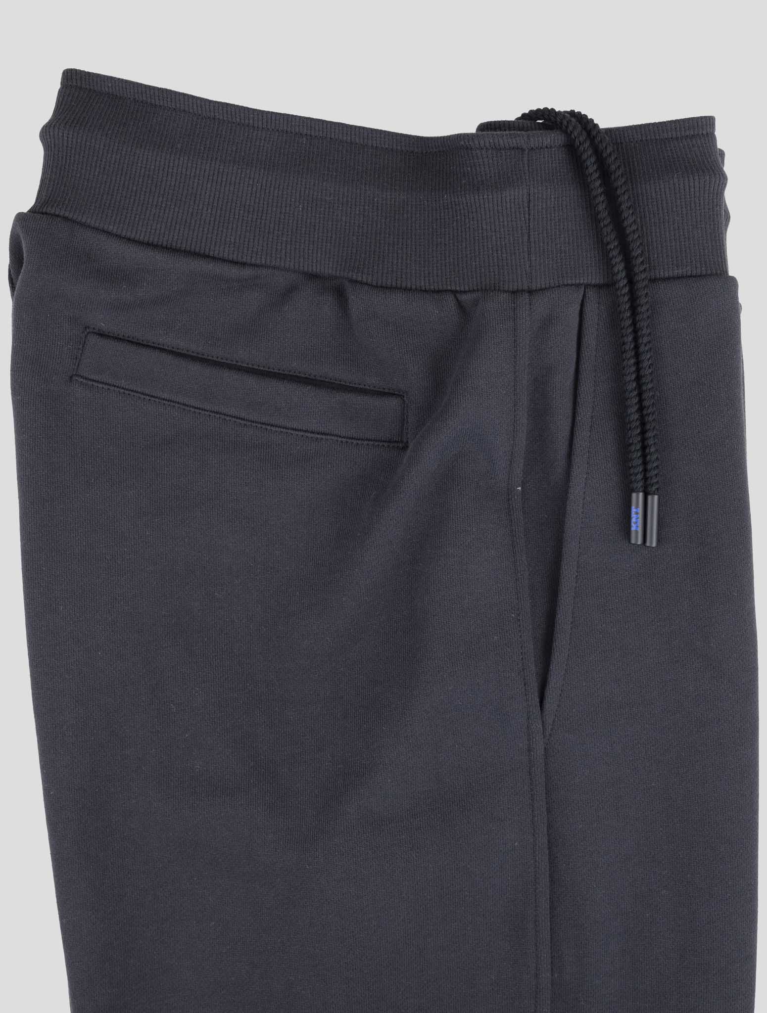 Kiton Knt Gray Cotton Jogging Pants