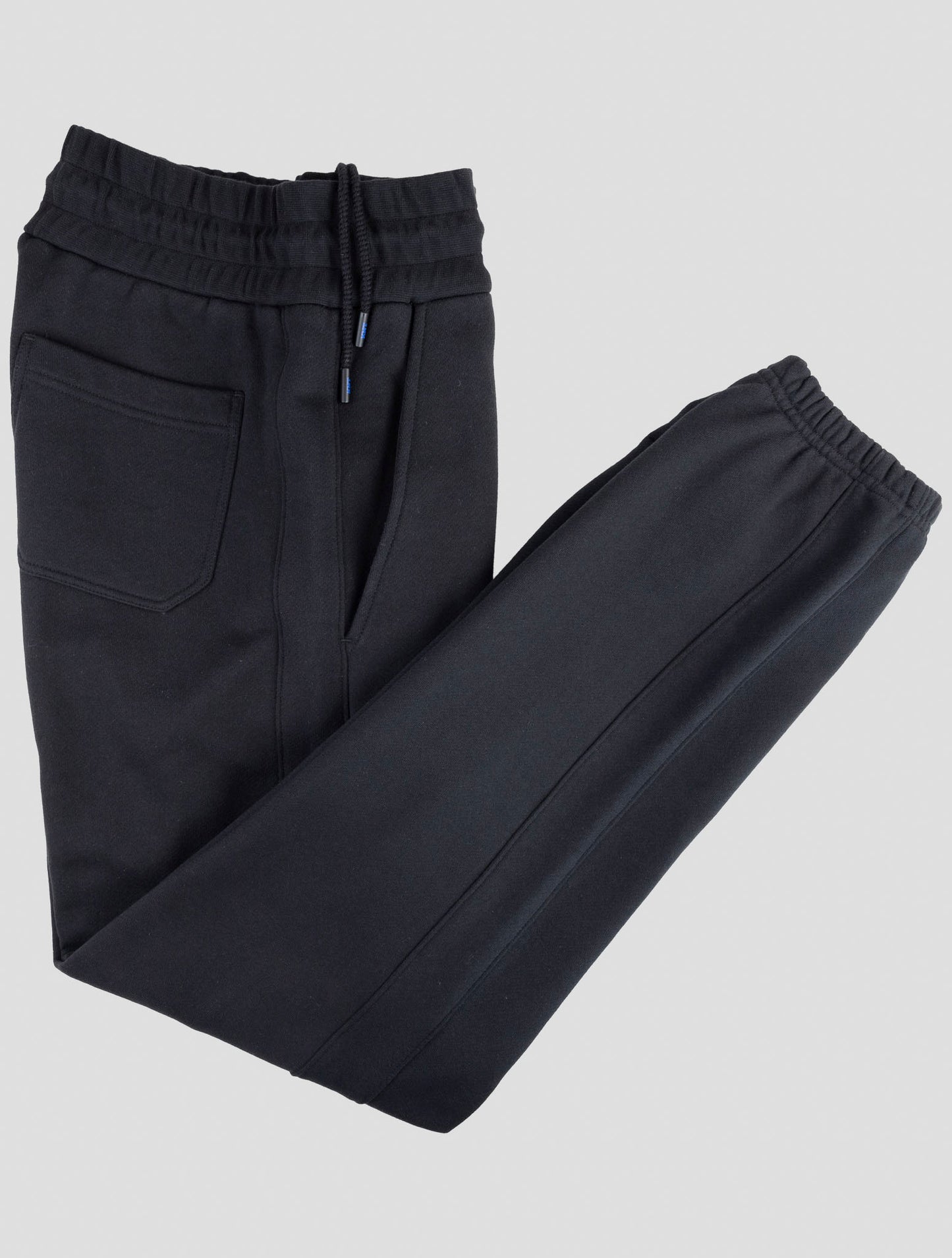 Kiton Knt Black Cotton Jogging Pants