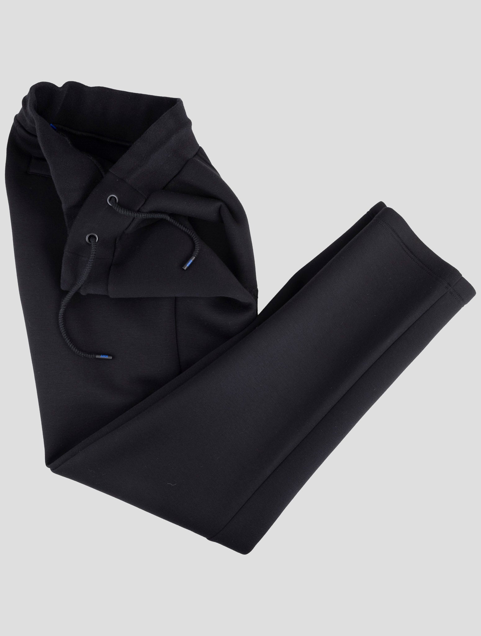 Kiton Knt Black Viscose Ea Jogging Pants