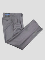 Kiton Knt Gray Virgin Wool Pants