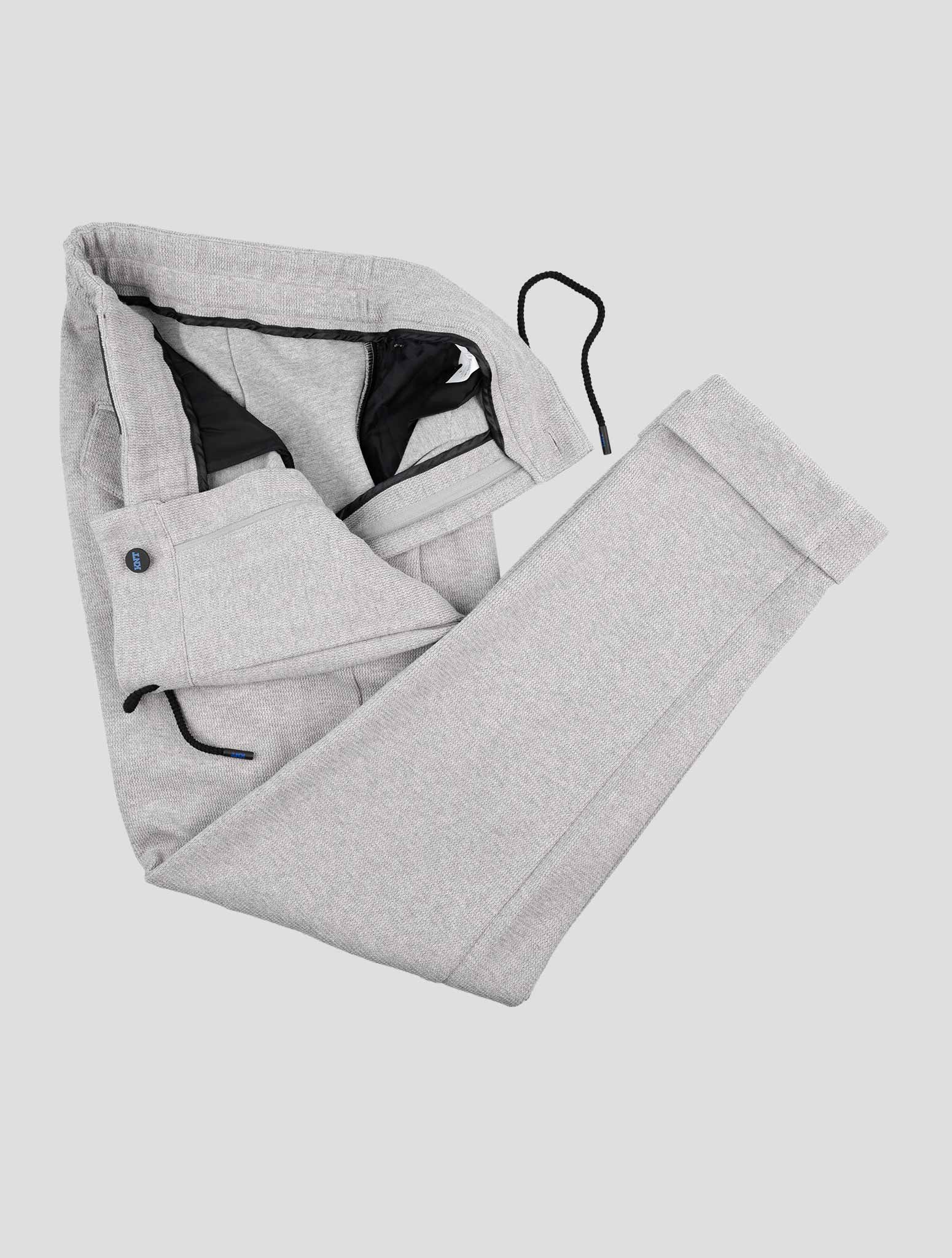 Kiton Knt Gray Cotton Pants