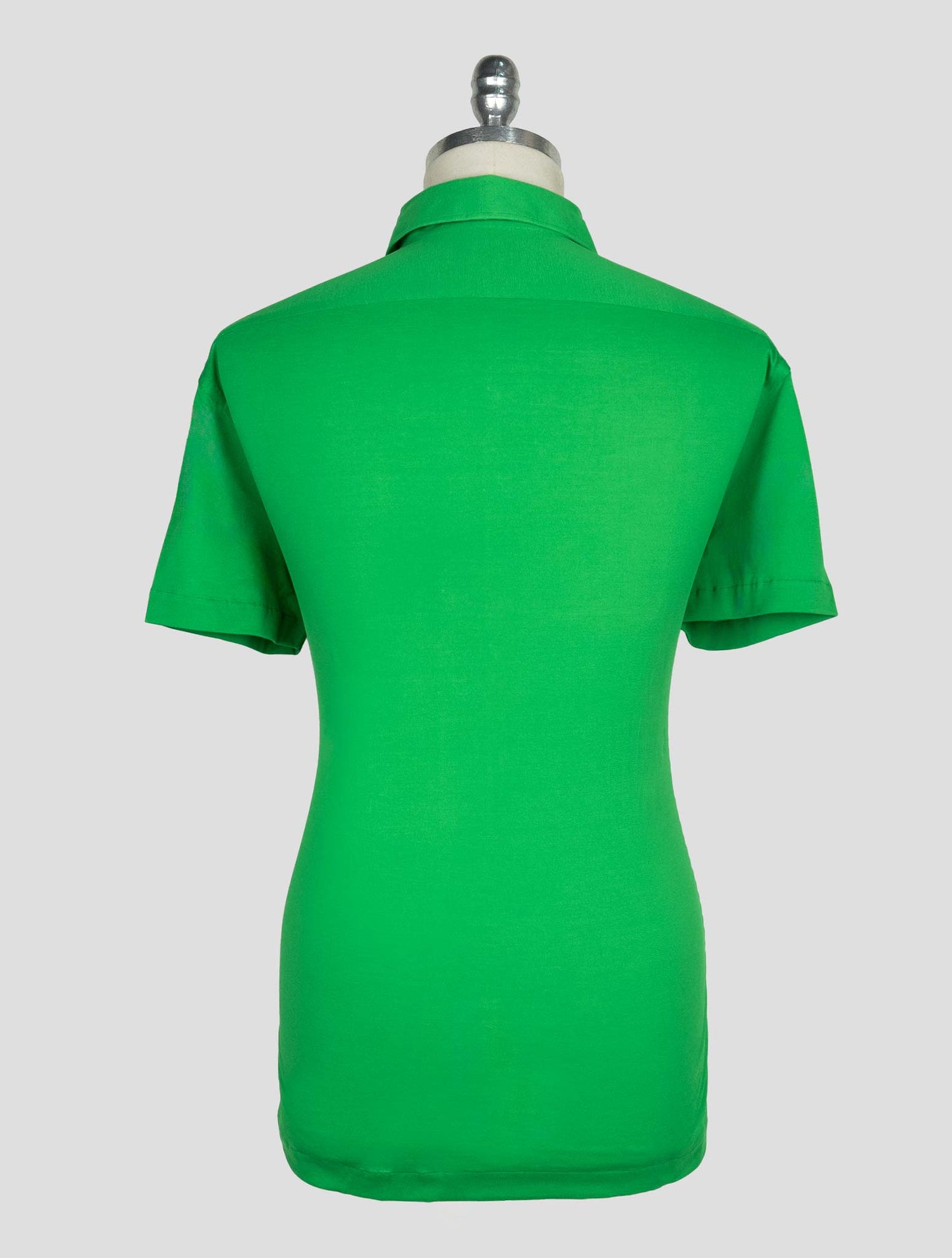 Kiton Green Cotton Polo