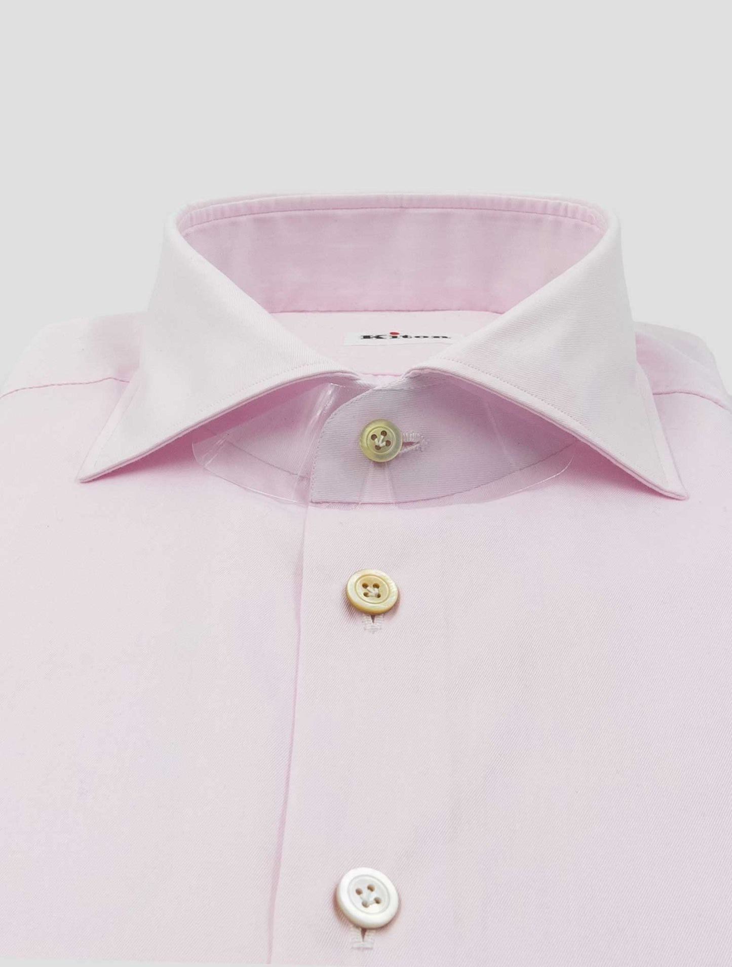 Kiton Pink Cotton Shirt