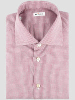 Kiton Burgundy Cotton Shirt