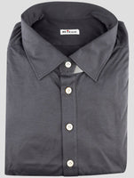 Kiton Gray Cotton Sweater Polo