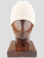 Kiton Beige Cashmere Beanie Hat