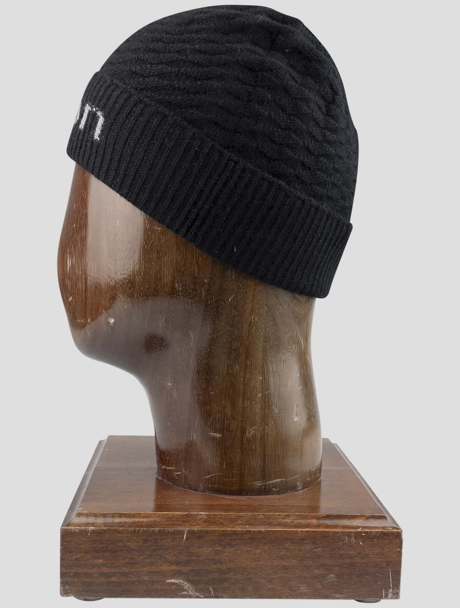 Kiton Blue Cashmere Beanie Hat
