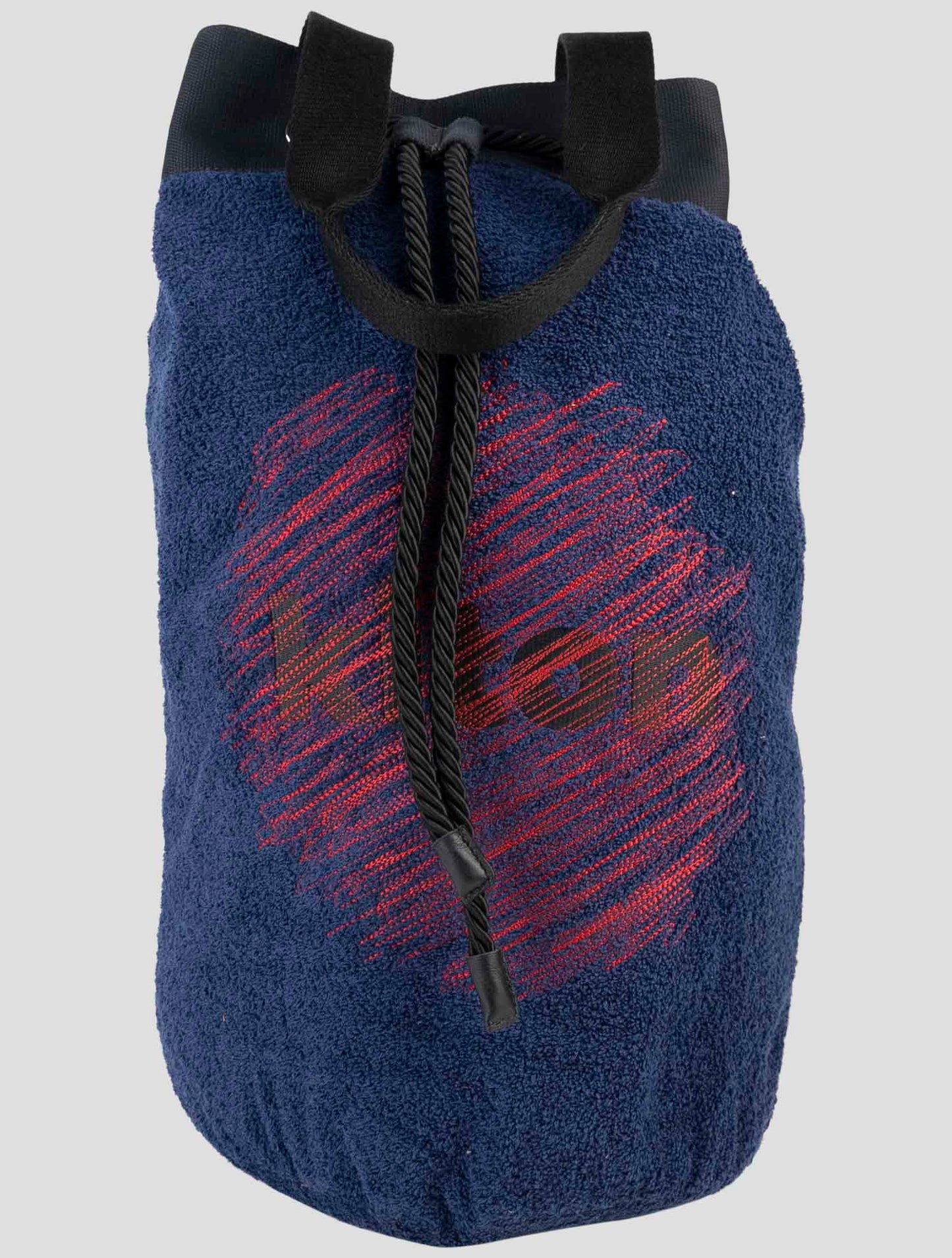 Kiton Blue Cotton Backpack