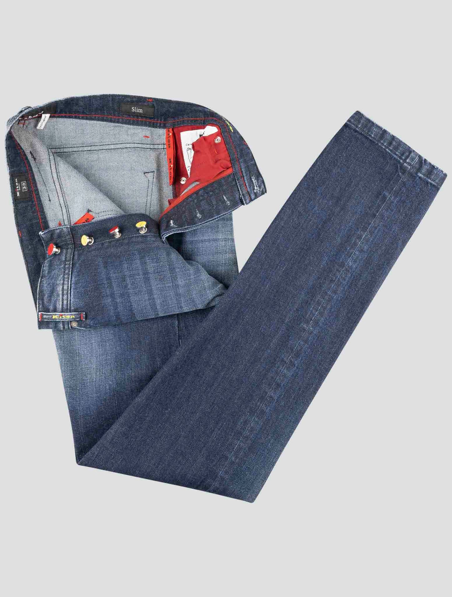 Kiton Denim Cotton Ea Jeans