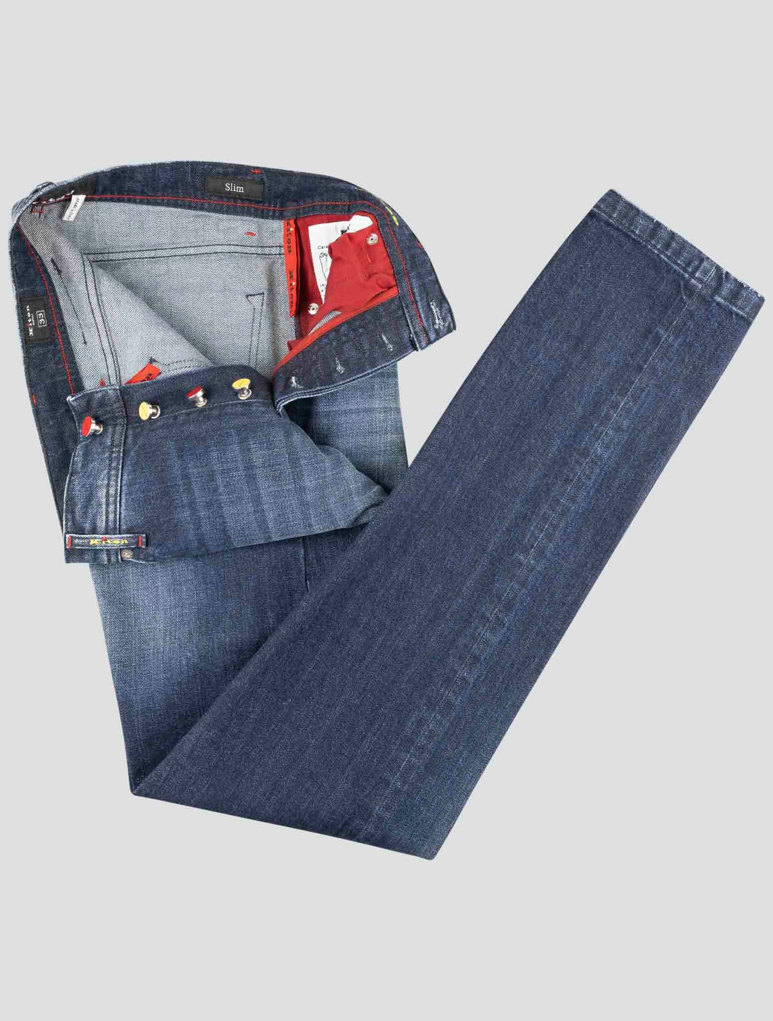 Kiton Denim Cotton Ea Jeans