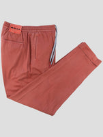 Kiton Red Cotton Ea Pants