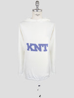 Kiton Knt White Cotton Sweater Hoodie