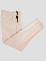 Kiton Knt Beige Cotton Jogging Pants