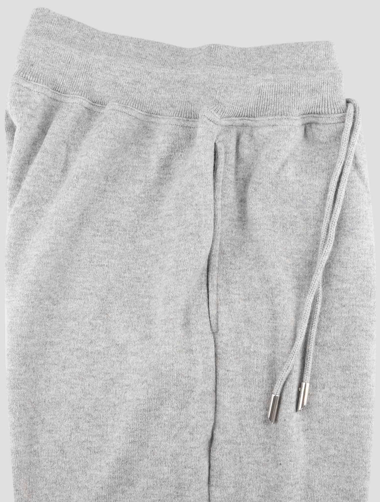 Kiton Gray Cashmere Jogging Pants