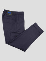 Kiton Knt Blue Wool Pants
