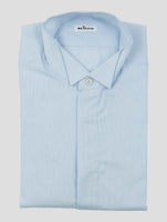 Kiton Light Blue Cotton Shirt