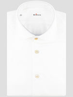 Kiton White Cotton Shirt