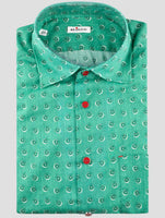 Kiton Green Cotton Shirt