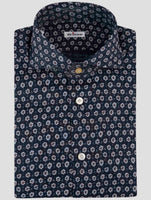 Kiton Blue Linen Shirt