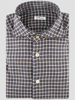 Kiton Brown Cotton Shirt