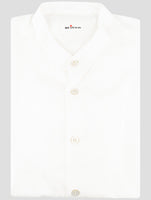 Kiton White Cotton Shirt