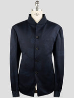 Kiton Knt Blue Wool Suit