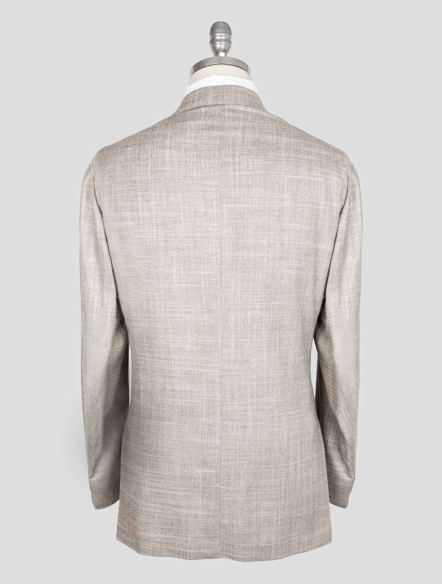 Kiton Gray Cashmere Silk Blazer