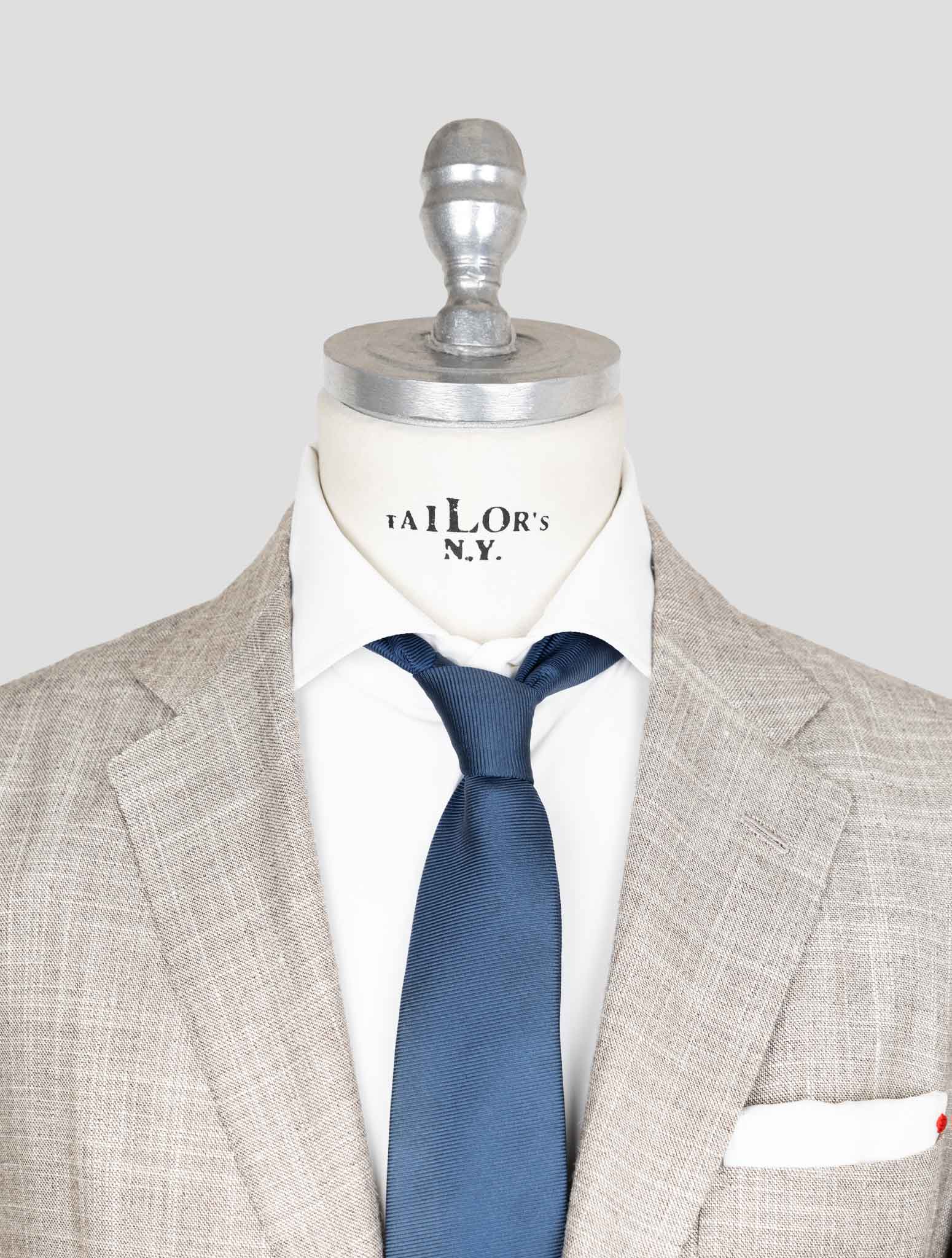Kiton Gray Cashmere Silk Blazer