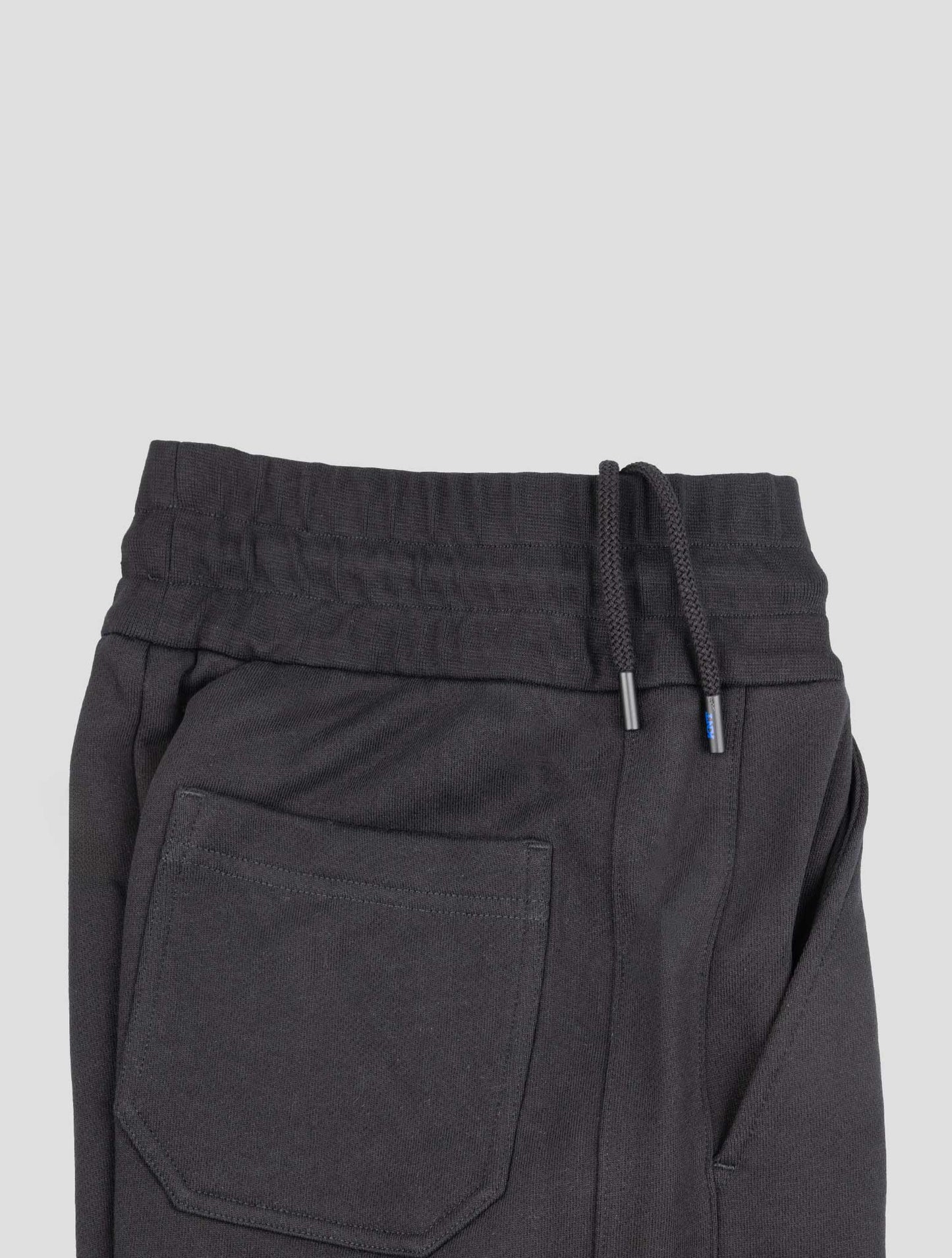 Kiton Knt Black Cotton Jogging Pants
