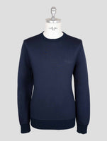 Kiton Knt Blue Viscose Ea Sweater Crewneck